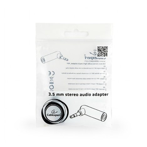 Cablexpert | Right angle adapter | Mini-phone stereo 3.5 mm | Male | Female | Mini-phone stereo 3.5 mm - 2